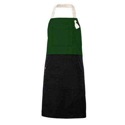 Șorț bicolor cu pieptar, diverse culori 404210B / Velilla / HoReCa