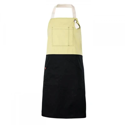 Șorț bicolor cu pieptar, diverse culori 404210B / Velilla / HoReCa