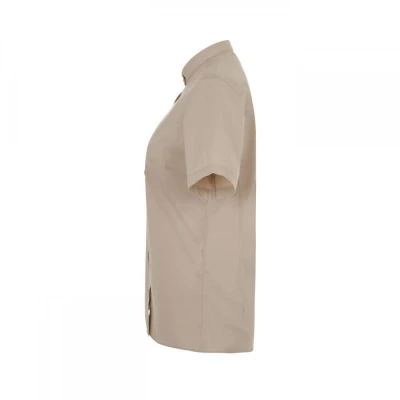Cămașă stretch, cu mânecă scurtă, guler tip bandă, / Velilla / Camasi