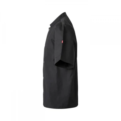 Jachetă bucătar, cu mânecă scurtă, cu capse 405205 / Velilla / Imbracaminte bucatari