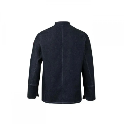Jachetă bucătar din denim, cu mînecă lungă și cu n / Velilla / Imbracaminte bucatari