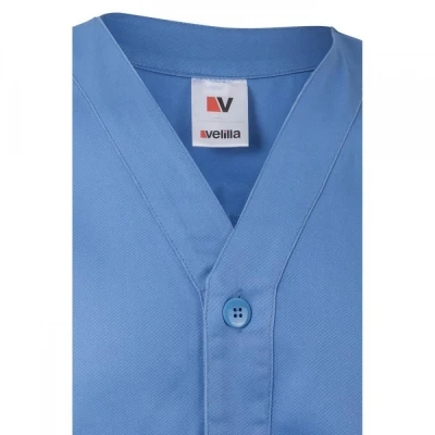 Cămașă scrub cu mânecă scurtă, cu fermoar 535209 / Velilla / HoReCa