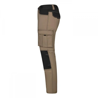 Pantaloni stretch cu buzunare multiple, în două to / Velilla / Pantaloni salopeta talie