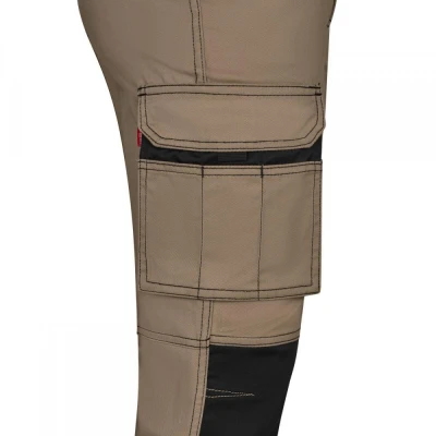 Pantaloni stretch cu buzunare multiple, în două to / Velilla / Pantaloni salopeta talie