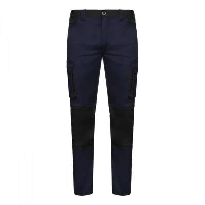Pantaloni stretch cu buzunare multiple, în două to / Velilla / Pantaloni salopeta talie
