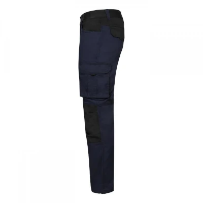 Pantaloni stretch cu buzunare multiple, în două to / Velilla / Pantaloni salopeta talie