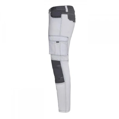 Pantaloni stretch cu buzunare multiple, în două to / Velilla / Pantaloni salopeta talie