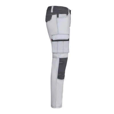 Pantaloni stretch cu buzunare multiple, în două to / Velilla / Pantaloni salopeta talie