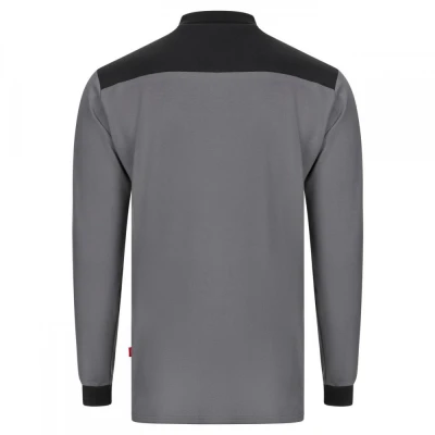 Tricou polo cu mânecă lungă, în două tonuri 105529 / Velilla / Tricouri cu maneca lunga