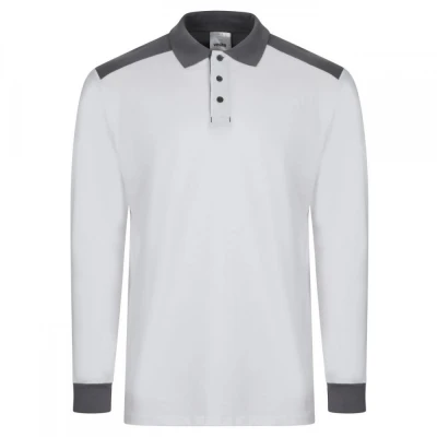 Tricou polo cu mânecă lungă, în două tonuri 105529 / Velilla / Tricouri cu maneca lunga