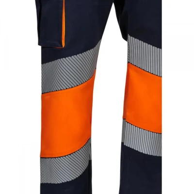 Pantaloni stretch de înaltă vizibilitate, în două  / Velilla / Reflectorizanta