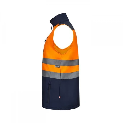 Vestă softshell de înaltă vizibilitate, în două to / Velilla / Veste semnalizare