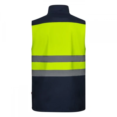Vestă softshell de înaltă vizibilitate, în două to / Velilla / Veste semnalizare