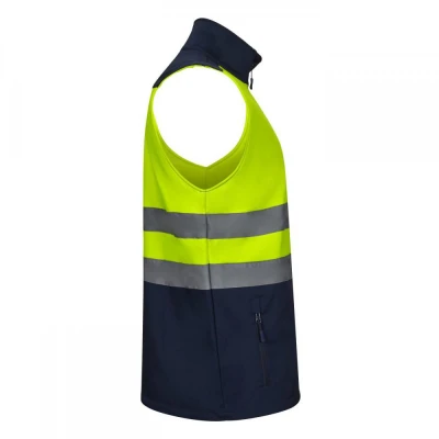 Vestă softshell de înaltă vizibilitate, în două to / Velilla / Veste semnalizare