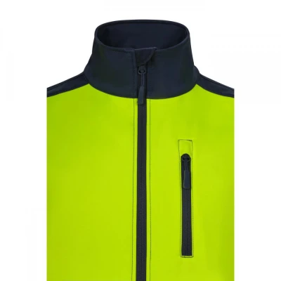Vestă softshell de înaltă vizibilitate, în două to / Velilla / Veste semnalizare