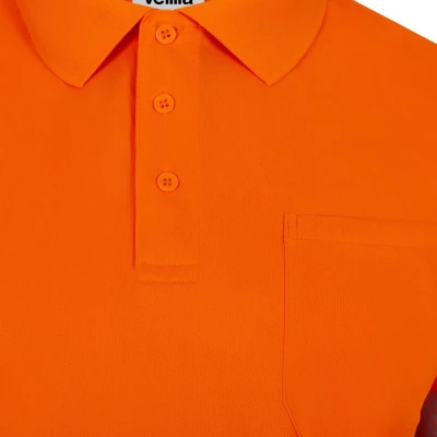 Tricou polo cu mânecă scurtă, de înaltă vizibilita / Velilla / Reflectorizanta