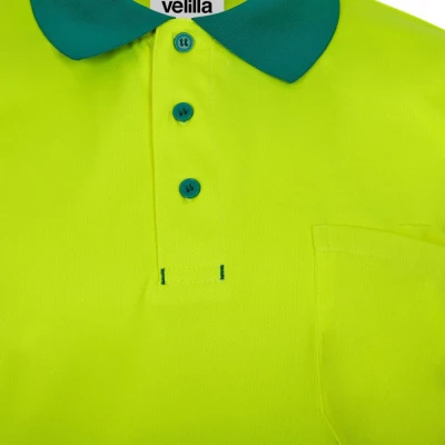 Tricou polo cu mânecă scurtă, de înaltă vizibilita / Velilla / Reflectorizanta