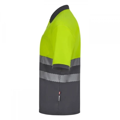 Tricou polo cu mânecă scurtă, de înaltă vizibilita / Velilla / Reflectorizanta