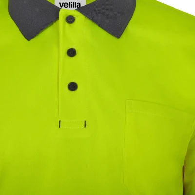 Tricou polo cu mânecă scurtă, de înaltă vizibilita / Velilla / Reflectorizanta