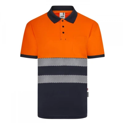 Tricou polo cu mânecă scurtă, de înaltă vizibilita / Velilla / Reflectorizanta