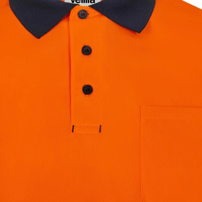 Tricou polo cu mânecă scurtă, de înaltă vizibilita / Velilla / Reflectorizanta