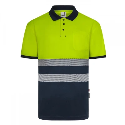 Tricou polo cu mânecă scurtă, de înaltă vizibilita / Velilla / Reflectorizanta