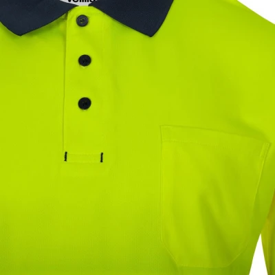 Tricou polo cu mânecă scurtă, de înaltă vizibilita / Velilla / Reflectorizanta