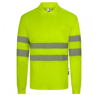 Tricou polo reflectorizant, cu mânecă lungă, de în / Velilla / Reflectorizanta