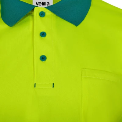 Tricou polo reflectorizant, cu mânecă lungă, de în / Velilla / Reflectorizanta