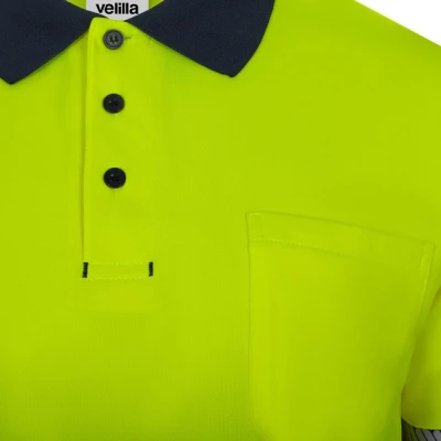 Tricou polo reflectorizant, cu mânecă lungă, de în / Velilla / Reflectorizanta