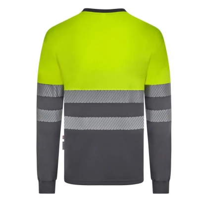 Tricou cu mânecă lungă, de înaltă vizibilitate, în / Velilla / Reflectorizanta
