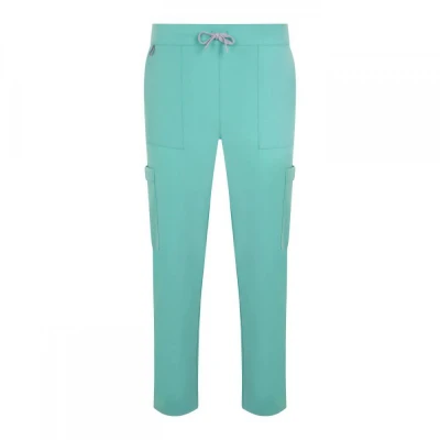 Pantaloni stretch, drepți, din poliester reciclat  / Velilla / Pantaloni salopeta talie