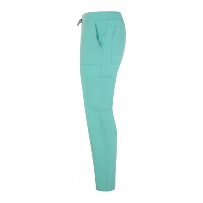 Pantaloni stretch, drepți, din poliester reciclat  / Velilla / Pantaloni salopeta talie
