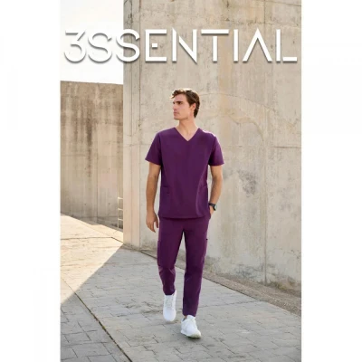 Pantaloni stretch, drepți, din poliester reciclat  / Velilla / Pantaloni salopeta talie