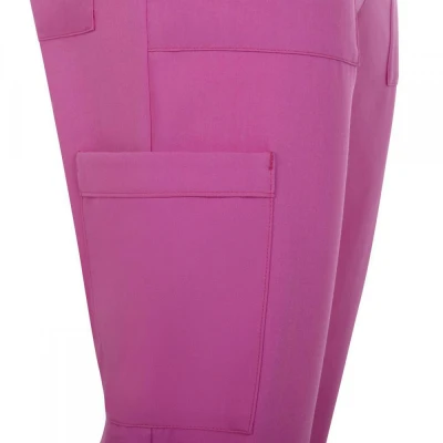 Pantaloni stretch, drepți, din poliester reciclat  / Velilla / Pantaloni salopeta talie