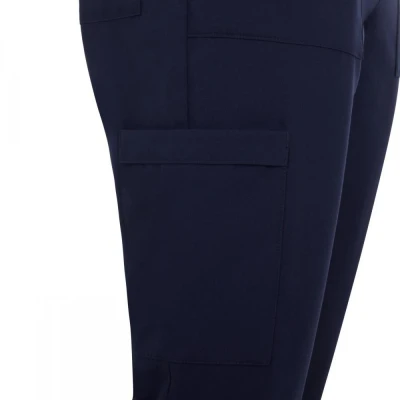 Pantaloni stretch, drepți, din poliester reciclat  / Velilla / Pantaloni salopeta talie