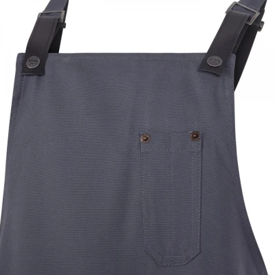 Șorț URBAN cu pieptar, din bumbac organic 404215 / Velilla / Sorturi