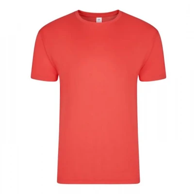 Tricou MELBOURNE cu mânecă scurtă, unisex, simplu, / Mukua / Tricouri la baza gatului