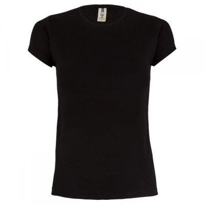 Tricou CORAL cu mânecă scurtă, pentru femei, simpl / Mukua / Tricouri la baza gatului