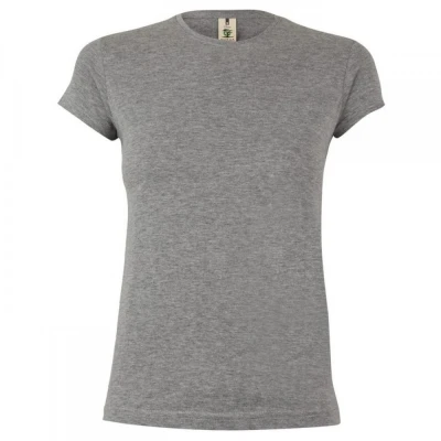 Tricou CORAL cu mânecă scurtă, pentru femei, simpl / Mukua / Tricouri la baza gatului