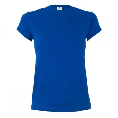 Tricou CORAL cu mânecă scurtă, pentru femei, simpl / Mukua / Tricouri la baza gatului