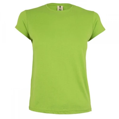 Tricou CORAL cu mânecă scurtă, pentru femei, simpl / Mukua / Tricouri la baza gatului
