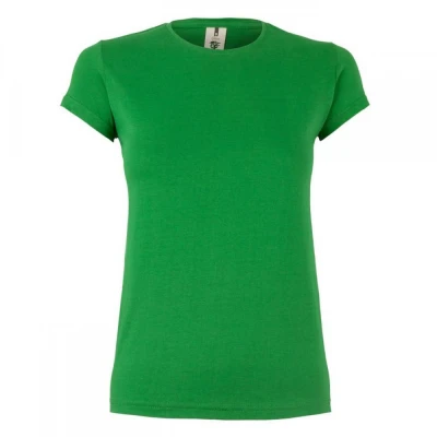 Tricou CORAL cu mânecă scurtă, pentru femei, simpl / Mukua / Tricouri la baza gatului