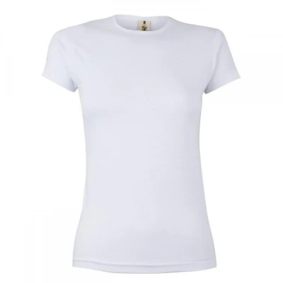 Tricou CORAL cu mânecă scurtă, pentru femei, simpl / Mukua / Tricouri la baza gatului