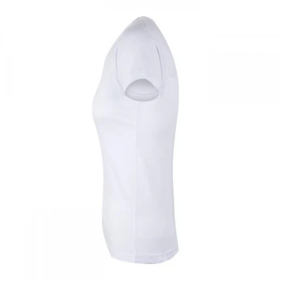 Tricou CORAL cu mânecă scurtă, pentru femei, simpl / Mukua / Tricouri la baza gatului