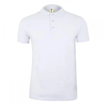 Tricou polo GIBSON cu mânecă scurtă, unisex, simpl / Mukua / Tricouri POLO (cu guler si nasturi)