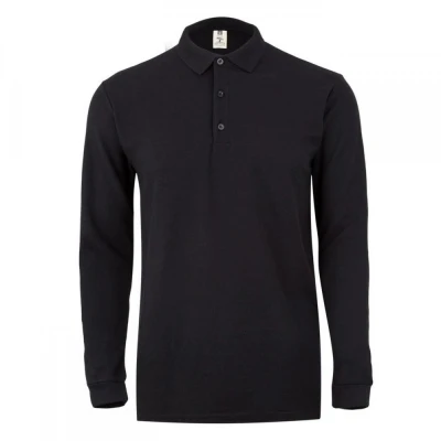Tricou polo CLIFTON cu mânecă lungă, unisex, simpl / Mukua / Tricouri cu maneca lunga