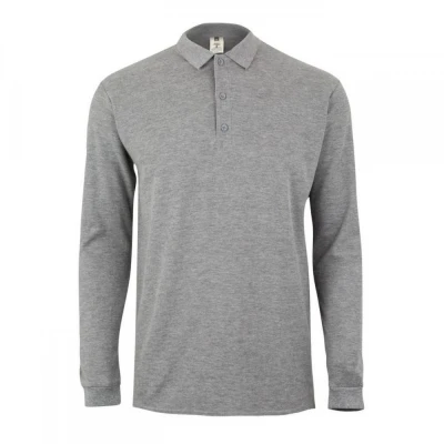 Tricou polo CLIFTON cu mânecă lungă, unisex, simpl / Mukua / Tricouri cu maneca lunga