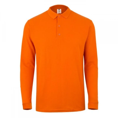 Tricou polo CLIFTON cu mânecă lungă, unisex, simpl / Mukua / Tricouri cu maneca lunga