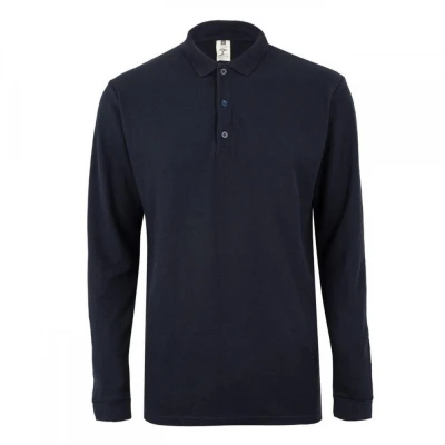 Tricou polo CLIFTON cu mânecă lungă, unisex, simpl / Mukua / Tricouri cu maneca lunga